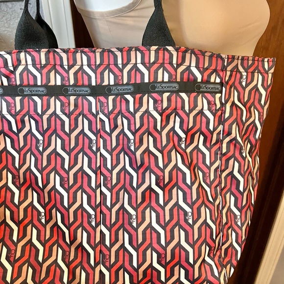 Lesportsac x Diane Von Furstenberg Geometric Tote Shoulder Bag - Picture 2 of 5